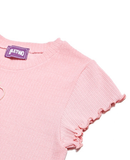 BABLETWO  (ビーエーブルトゥー)      Punching Peach T-shirts (PINK)
