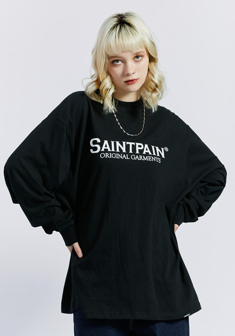 セイントペイン(SAINTPAIN) SP ORIGINAL LOGO LONG SLEEVE-BLACK