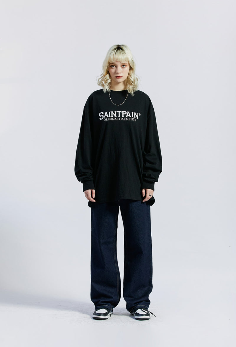 セイントペイン(SAINTPAIN) SP ORIGINAL LOGO LONG SLEEVE-BLACK