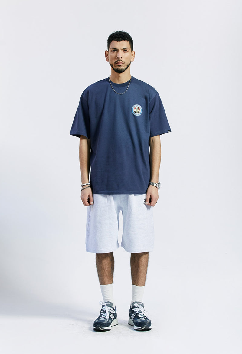 セイントペイン(SAINTPAIN) SP BENEDICT LOGO T SHIRTS-NAVY