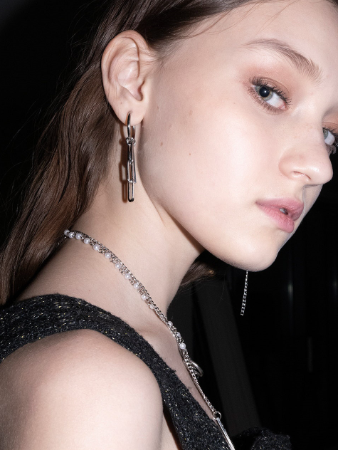 BABLETWO  (ビーエーブルトゥー) Luna & Pearl Earrings [surgical]