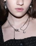BABLETWO  (ビーエーブルトゥー) Luna Mixed Chain Necklace [surgical]