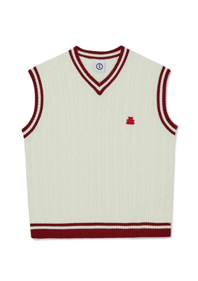 ボーンチャンプス(BORN CHAMPS) JELLY BEAR KNIT VEST B22ST04RE