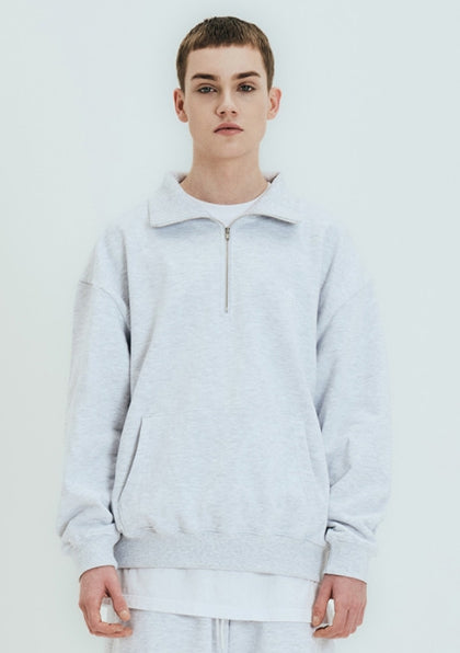 ボーンチャンプス(BORN CHAMPS) 08 LOGO HALF ZIP UP B22ST09LG