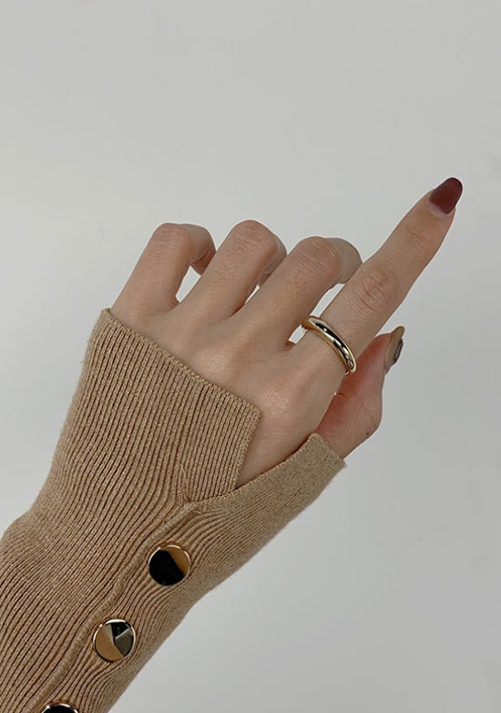 PASION (パシオン) Glossy Simpling Ring (Gold)