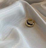 PASION (パシオン) Bold D-ring Ring (Gold)