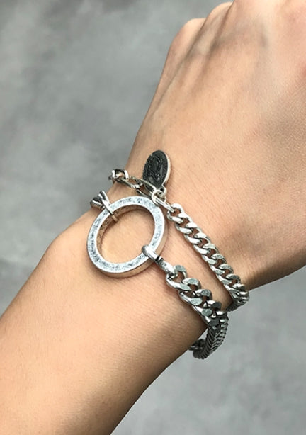 PASION (パシオン) Big Ring Chain Bracelet