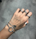 PASION (パシオン) Big Ring Chain Bracelet