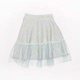 BABLETWO  (ビーエーブルトゥー)    Luna Tweed Skirt [mint]