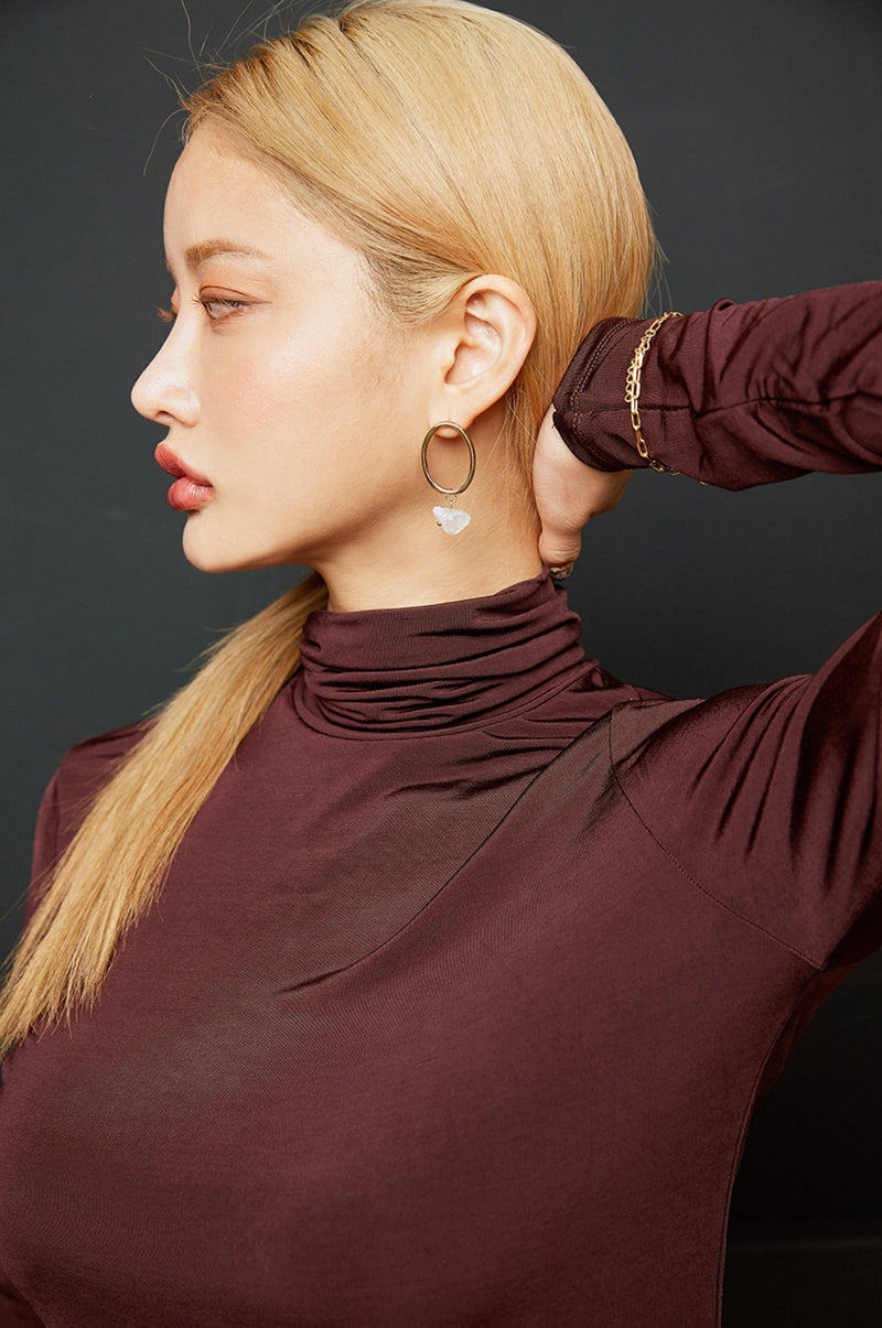 PASION (パシオン) Salt Gemstone Earrings