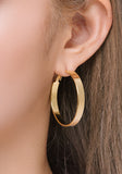 PASION (パシオン) Thin-Simpling Earrings (Gold)