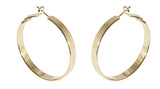 PASION (パシオン) Thin-Simpling Earrings (Gold)