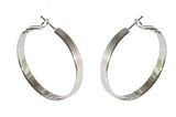 PASION (パシオン) Thin-Simpling Earrings (Silver)