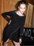 BABLETWO  (ビーエーブルトゥー)      Luna Mix Dress [black]