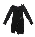 BABLETWO  (ビーエーブルトゥー)      Luna Mix Dress [black]