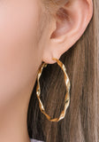 PASION (パシオン) Little Twist Earring (Gold)