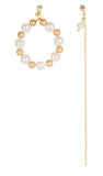 PASION (パシオン) Unbalanced Sweetie Pearl Earring (Gold)
