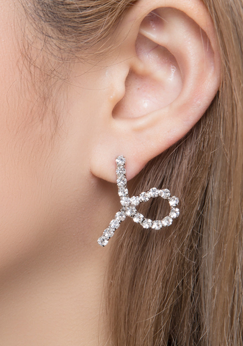 PASION (パシオン) Cubic Ribbon Earring