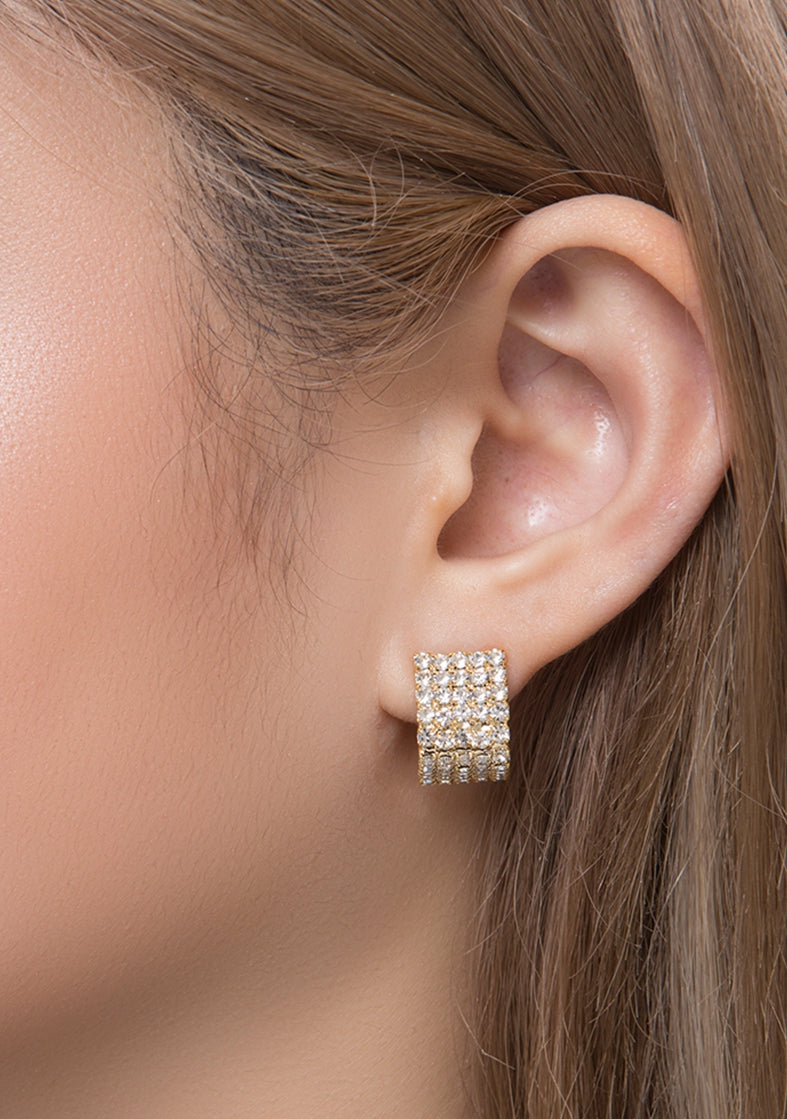 PASION (パシオン) Cuff-Shaped Earring (Gold)