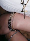 PASION (パシオン) Tennis Chain Bracelet (Silver)