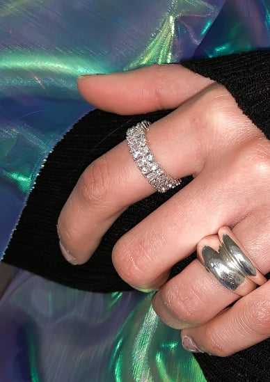 PASION (パシオン) Twinkle Bling Ring (Silver)