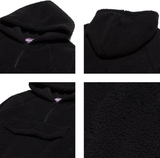 BABLETWO  (ビーエーブルトゥー)   Teddy Zip Up Hoody [black]