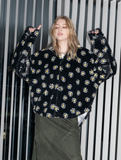 BABLETWO  (ビーエーブルトゥー)   Dandelion Fur Blouse [black]