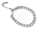PASION (パシオン) Basic Link Chain Bracelet (Silver)