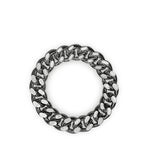 PASION (パシオン) [925 silver] thin chain layerd ring _ gold,silver,black