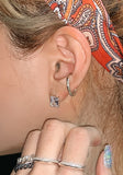 PASION (パシオン) [925silver] square cut cubic earing
