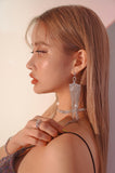 PASION (パシオン) Feather Cubic Drop Earring