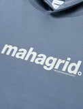 mahagrid (マハグリッド)  BASIC LOGO HOODIE [BLUE]