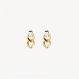 PASION (パシオン) Two Chain Pop Earrings (Gold)