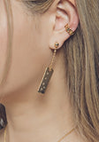 PASION (パシオン) Ruler Pop Unbalanced Drop Earrings