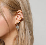 PASION (パシオン) Coin Drop Earrings (Gold)