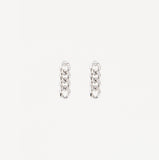 PASION (パシオン) Four Chain Silver Earrings