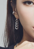 PASION (パシオン) Four Chain Silver Earrings