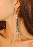 PASION (パシオン) Long Cubic Drop Earrings