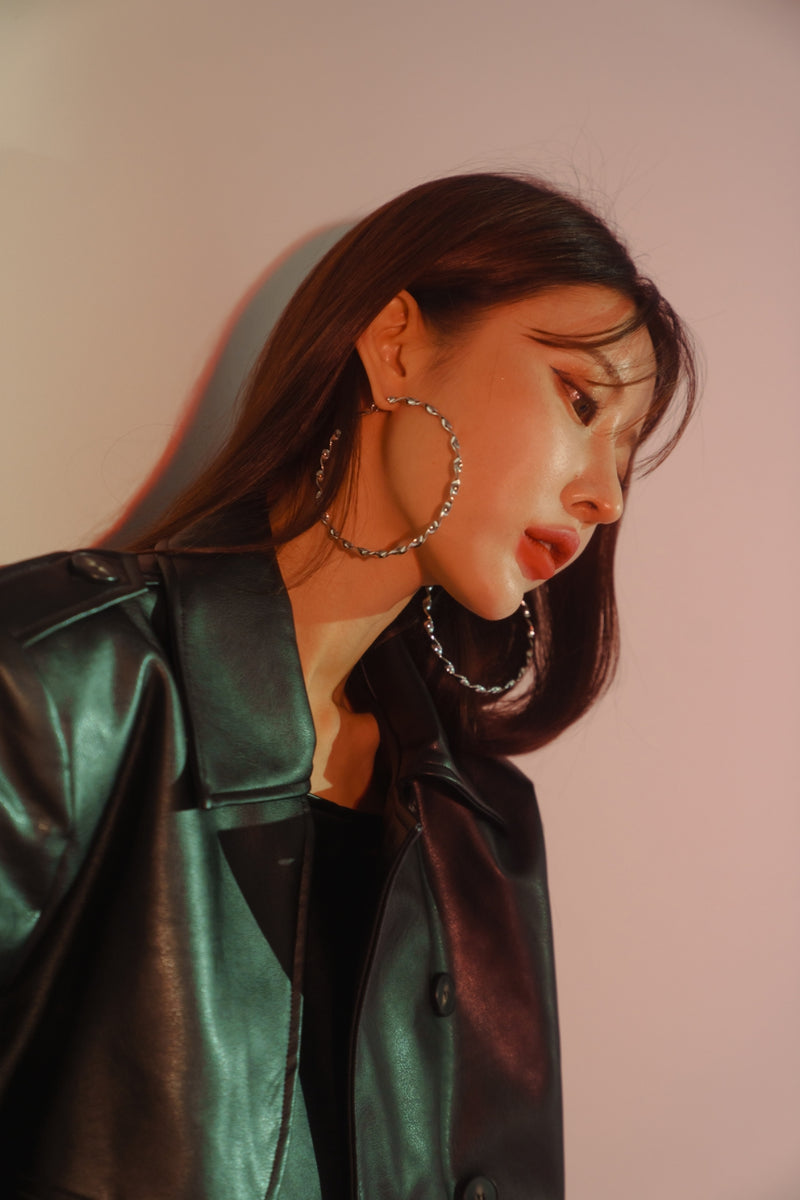 PASION (パシオン) Antique Twisted Ring Earrings