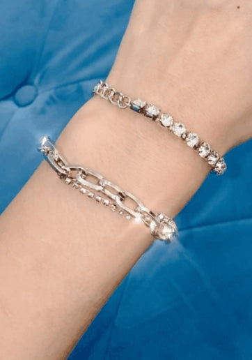 PASION (パシオン) PASION MADE Antique Chain Two Layer Bracelet