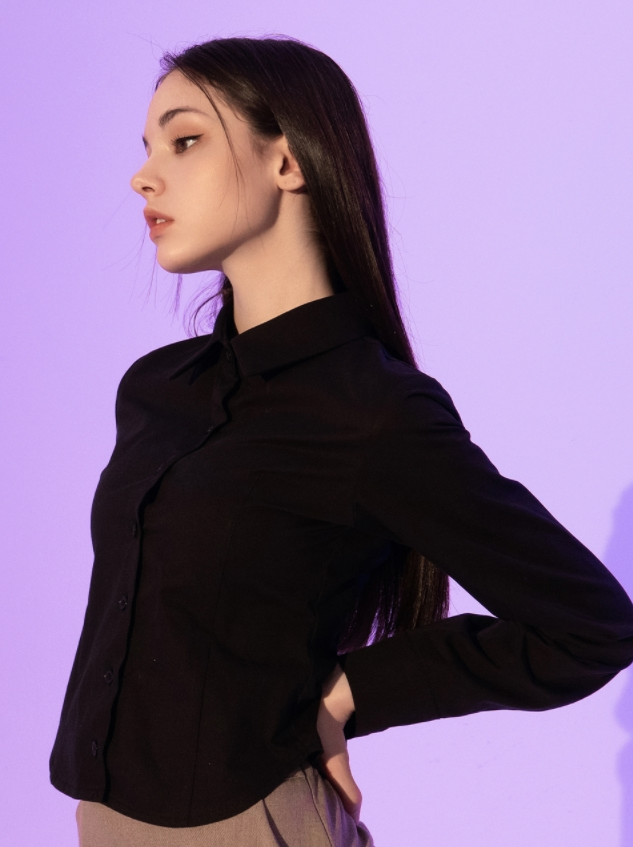 BABLETWO  (ビーエーブルトゥー)         Sofi Shirts (BLACK)