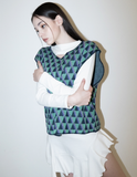BABLETWO  (ビーエーブルトゥー)       Suid Knit Vest (GREEN)