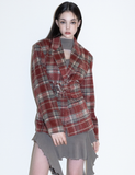 BABLETWO  (ビーエーブルトゥー)     x Kyla Corste Wool Jacket (RED)