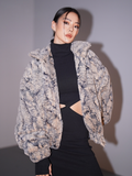 BABLETWO  (ビーエーブルトゥー)      x Kyla Eco Fur Zipup Jacket (BEIGE)