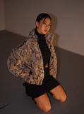 BABLETWO  (ビーエーブルトゥー)      x Kyla Eco Fur Zipup Jacket (BEIGE)