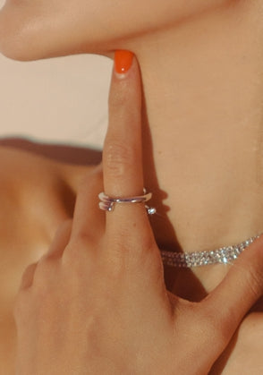 PASION (パシオン) Unique Cut Silver Ring