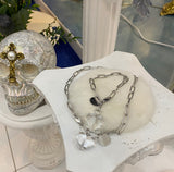 PASION (パシオン) Antique Chain Clearheart Necklace