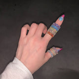 PASION (パシオン) Rainbow color twinkle bling ring (13 color)