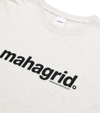 mahagrid (マハグリッド)  BASIC LOGO TEE [OATMEAL]