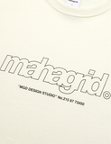 mahagrid (マハグリッド)  THIRD LOGO TEE [CREAM]
